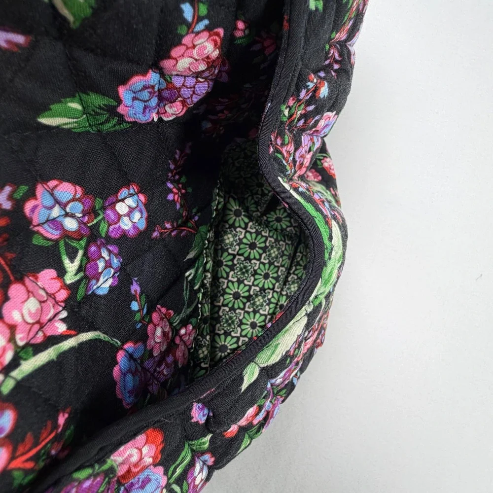 Vera Bradley Glenna Satchel Berry Burst Floral Quilted Shoulder Bag Cottagecore